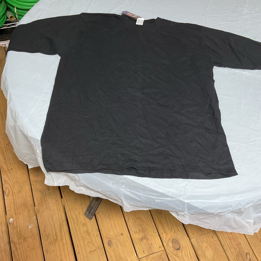 Classic Black Long Sleeve Tee for Men